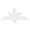 Ekena Millwork Kennewick Architectural Grade PVC Gable Bracket, 36"W x 15"H x 4"D x 4"F, 10/12 Pitch GBP036X15X0404KEN00 - alternate 3
